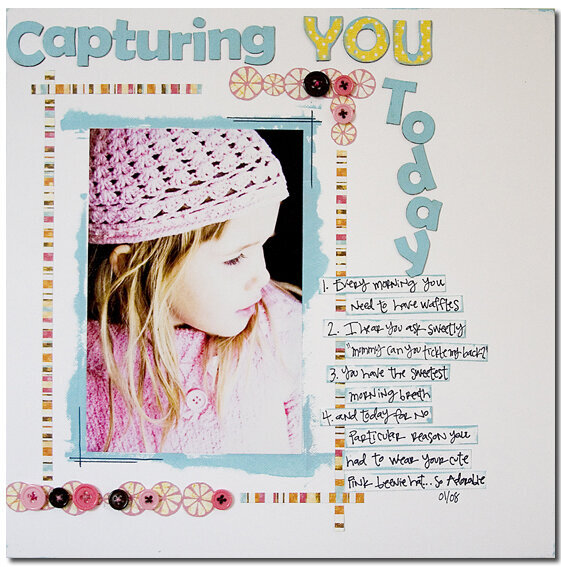 Capturing You Today ***New Sassafras***