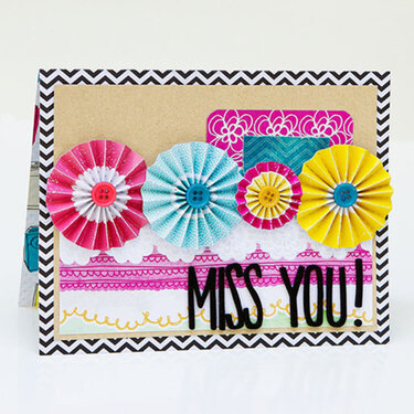 Miss you Card *American Crafts*