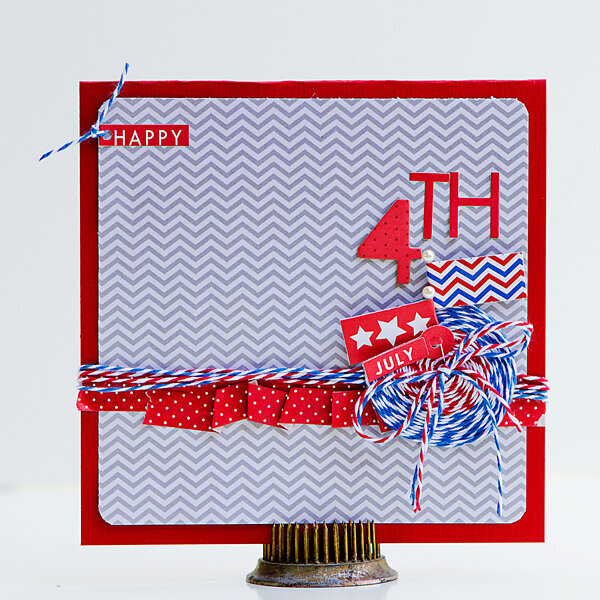 4th of July Card *Bella Blvd and Twinery Team up*