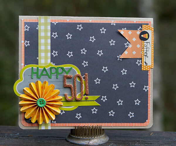Happy 50! Birthday Card *American Craft*