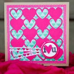 I Love you Card *American Crafts*