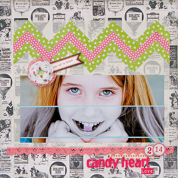 Candy Heart *Elle&#039;s Studio, Noel Mignon kit and GOt Sketch*