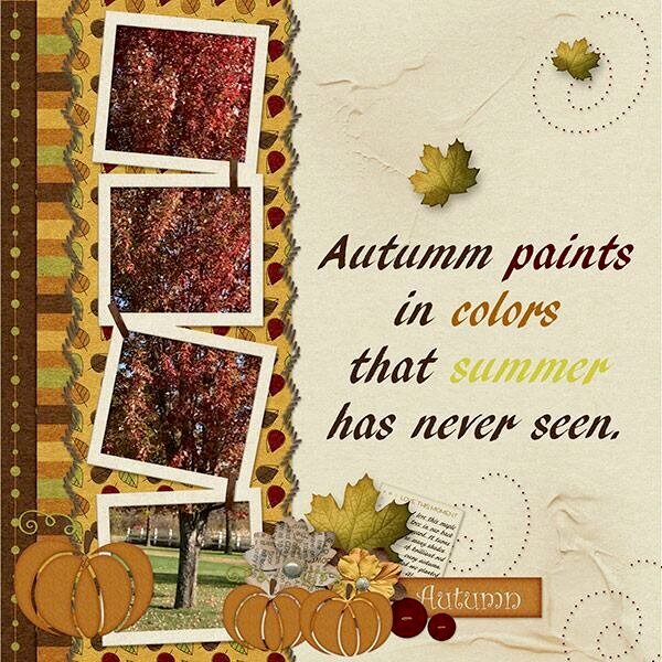 Autumn Paints In Colors