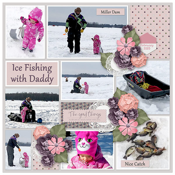 Ice Fishing With Daddy
