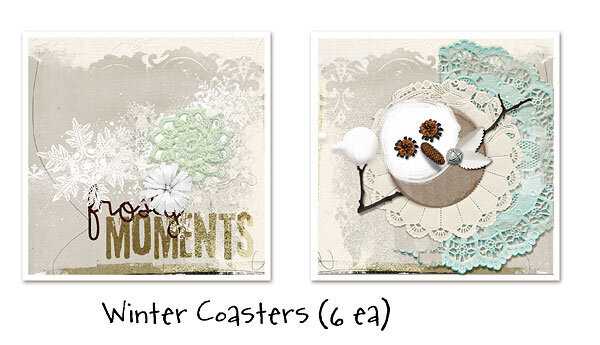 winter coasters