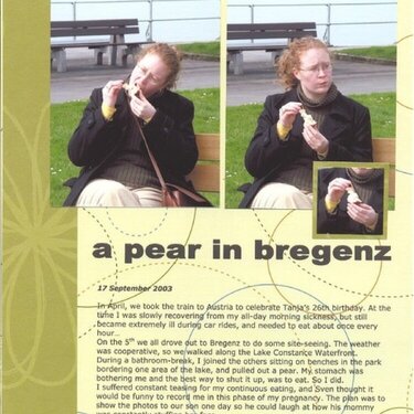 a pear in bregenz