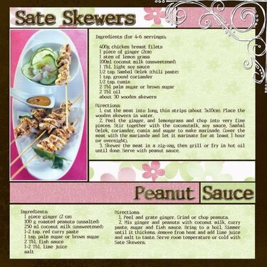 Sate Skewers &amp; Peanut Sauce