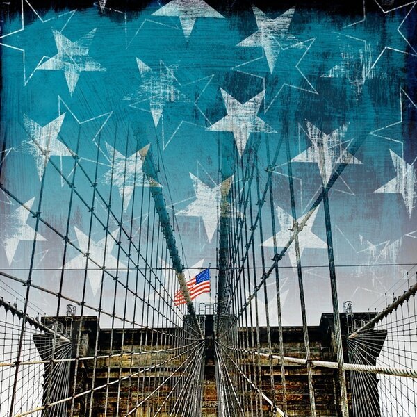Brooklyn Bridge Grunge