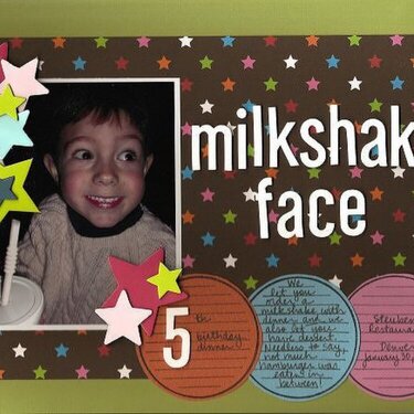 Milkshake Face [Journaling Challenge #6]