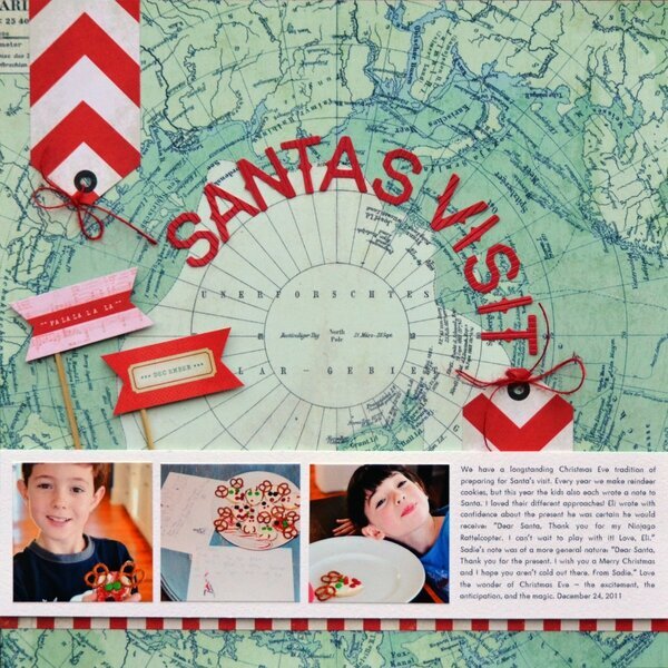 Santa&#039;s Visit **Write.Click.Scrapbook.**