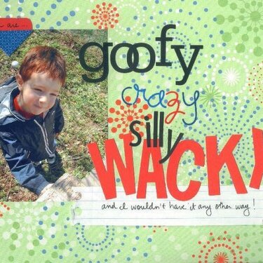 goofy crazy silly wacky
