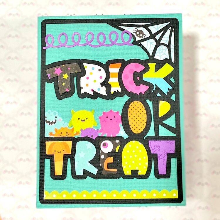Trick or Treat Halloween Overlay Card