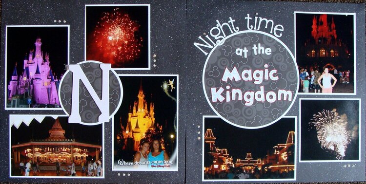 &quot;N&quot; Night time at the Magic Kingdom