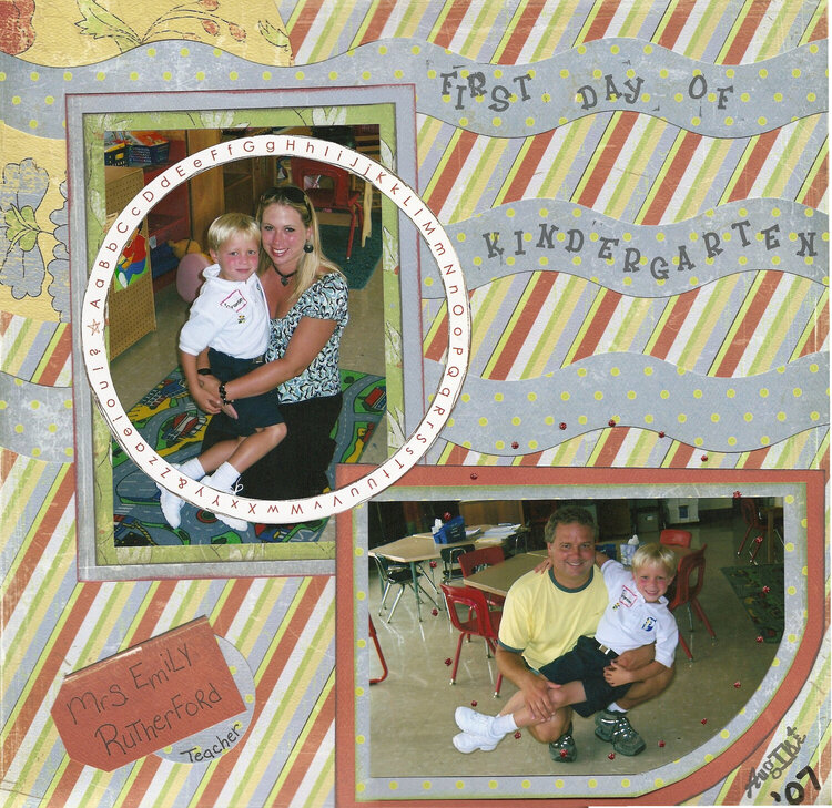 Branson 1st Day Of Kindergarten August 2007 Page 2