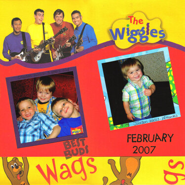 Dawson Wiggles February 2007 4 years old 1st page