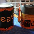 Halloween Paint Cans