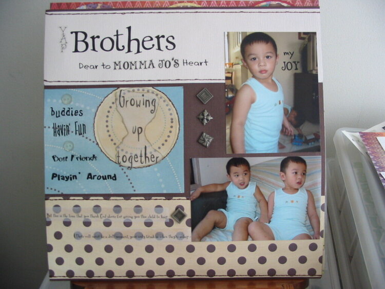 Yap brothers, dear to Momma Jo&#039;s heart