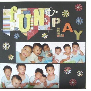 Life time of fun &amp; play (2nd page spread)