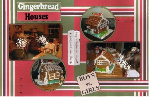 Gingerbread Houses: Boys vs. Girls