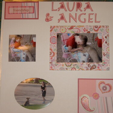Laura and Angel (1st Cricut project)