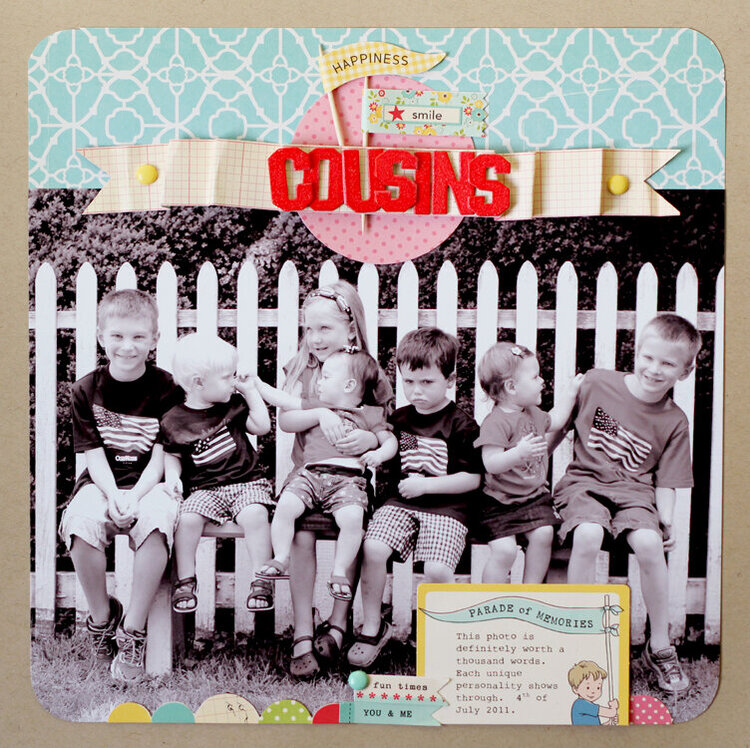 Cousins  {Studio CAlico Handmade november kit}