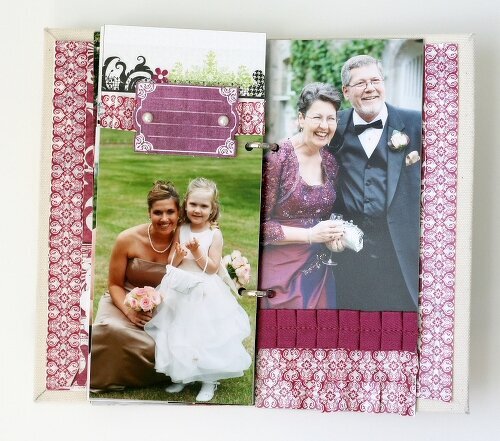 Melissa and Karl minibook *NEW Pink Paislee*