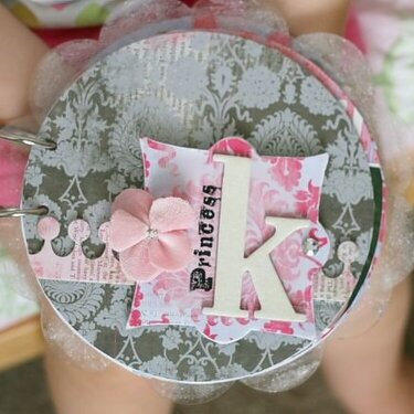 Princess K mini book  **Pink Paislee**