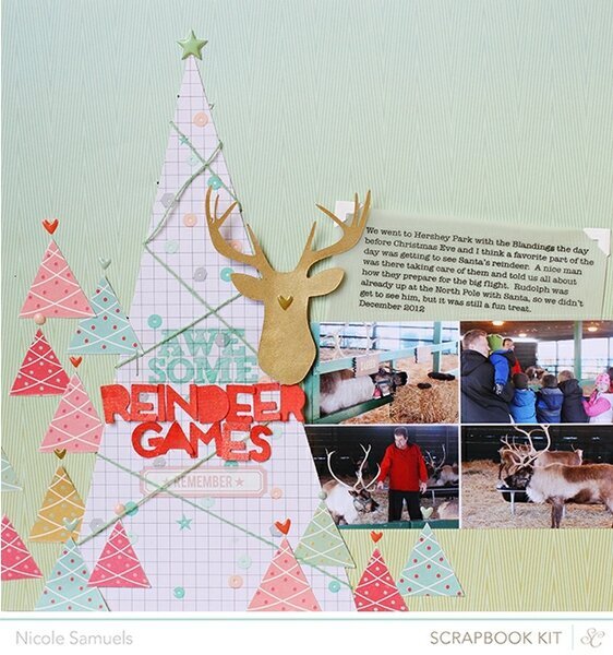 Reindeer Games *Studio Calico December kit*