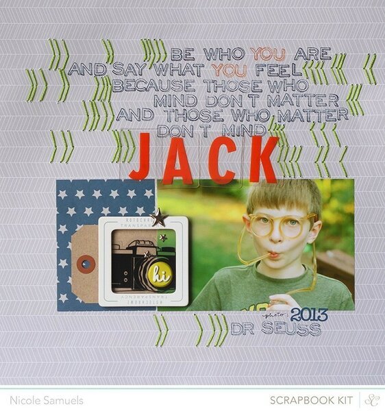 Be Who You Are *Studio Calico June Kit*