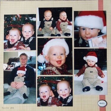 Christmas Card Photo Shoot 2003