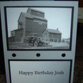Old time birthday card