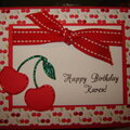 Happy Birthday with cherries on top