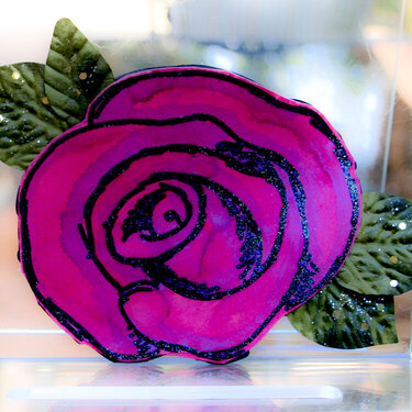 Rose Shaped Card with Tutorial