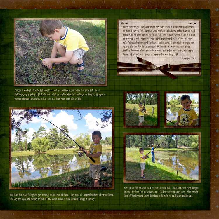 Fishing at Papa&#039;s (Right Page)