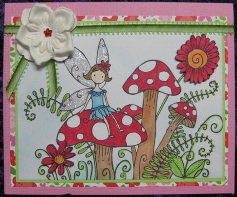 Mushroom Fairy Red