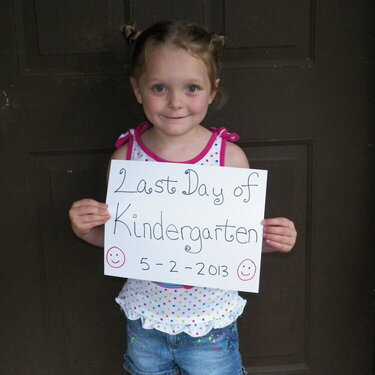 Last day of Kindergarten