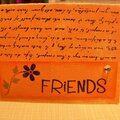 "Friends" card