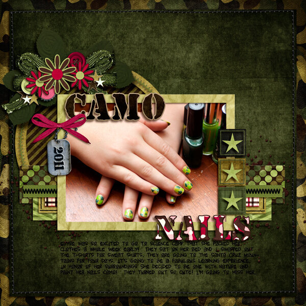Camo Nails