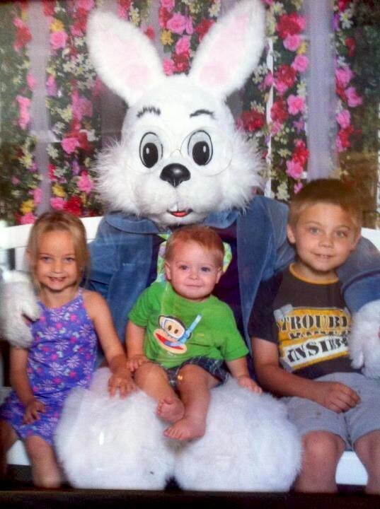 Easter 2012 With Brooke, Drake and Shane( from l-r)