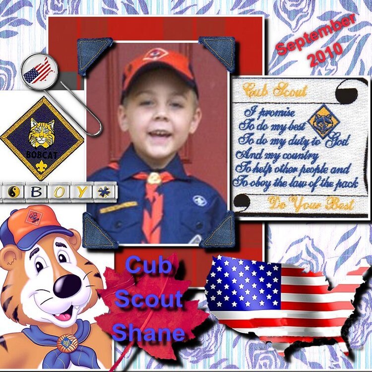 Cub Scout Shane