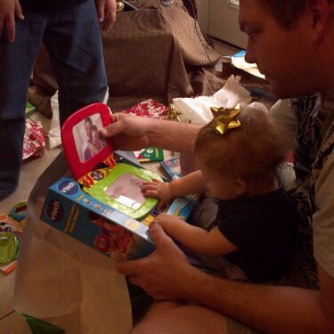 Baby Drake&#039;s first tablet. Christmas 2011