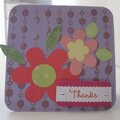 Stamped Background Card