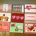 Valentines day card swap
