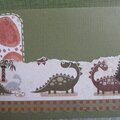 Blank Dinosaur Card