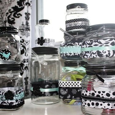 Decorative Jars for Embellishments
