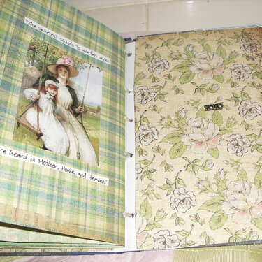 Mother&#039;s Day Altered book