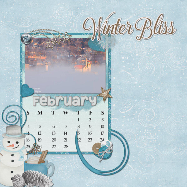 2018-02 February calendar templates