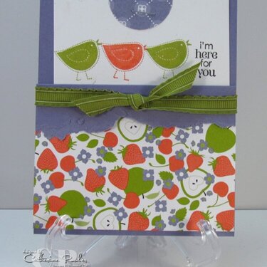 Berry Blossoms Pocket Card