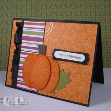 Pumpkin Punch card