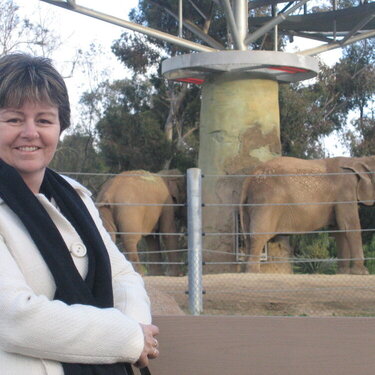 Carol at San Diego Zoo